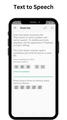 Text to Speech (TTS) android App screenshot 0