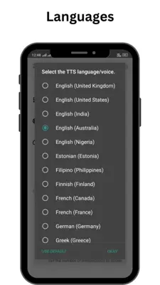 Text to Speech (TTS) android App screenshot 3